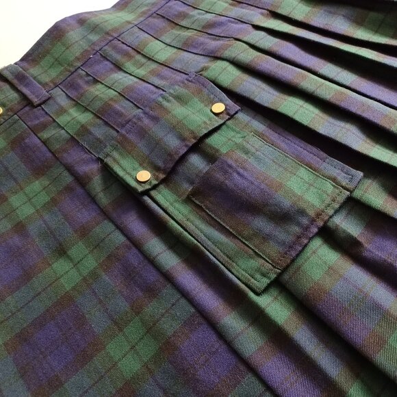 Utility Tartan Plaid Kilt - Picture 8 of 13